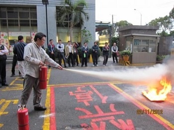 台北廠消防安全講習 從做中學更深刻